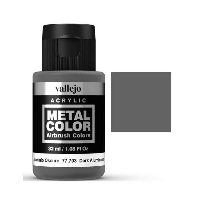 VALLEJO Metal Color: 77.703 Aluminio Oscuro (32ml)