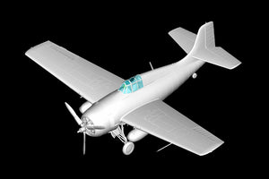Foto superior del caza americano F4F-3 Wildcat versión final en escala 1:48 de Hobby Boss referencia 80327