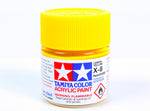 Bote de pintura de 23ml de color amarillo limón brillante de Tamiya referencia X-8