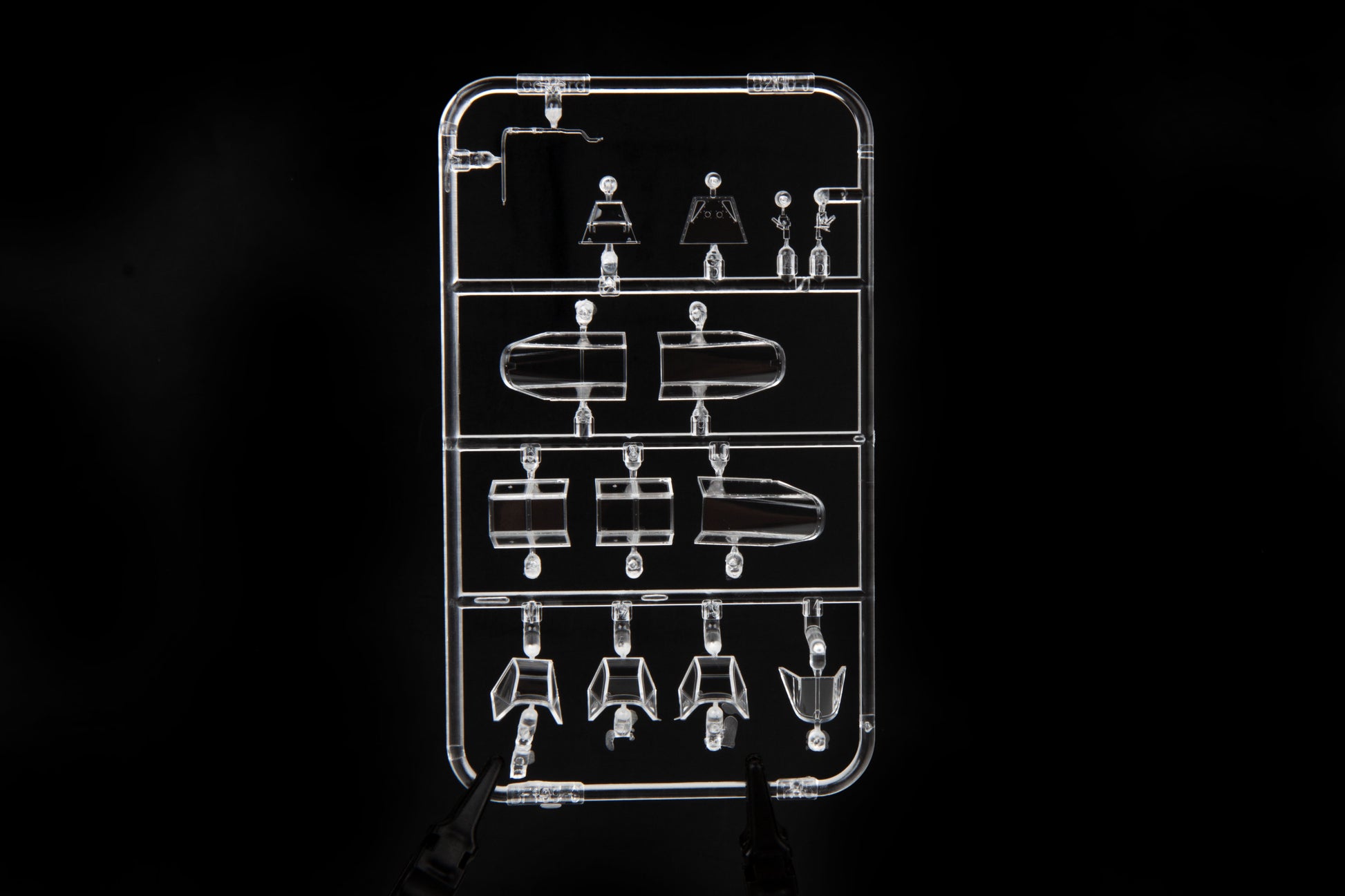 Transparentes de la maqueta del caza Messerschmitt BF-109 en versión G-2 y escala 1:48 de Eduard referencia 82165