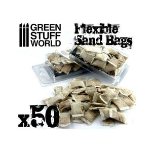 GREEN STUFF WORLD (1/35) SACOS ARENA flexibles (50uds)