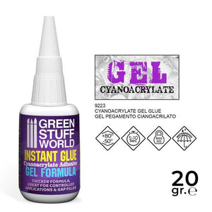 GREEN STUFF Pegamento Cianoacrilato Gel 20 gr