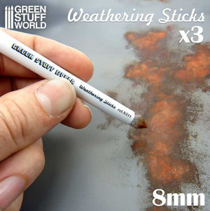 GREEN STUFF Pinceles Weathering 8mm (3 unidades)