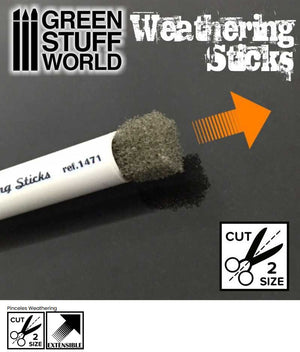 GREEN STUFF Weathering Brushes 15mm (2 units)
