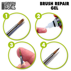 Gel réparateur pour pinceaux GREEN STUFF