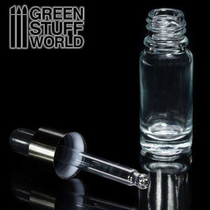 GREEN STUFF Bote de Cristal vacío con Pipeta (10ml)
