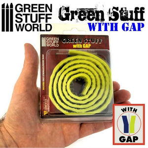 GREEN STUFF Masilla Verde en Rollo 92 cm - 36.5 pulgadas CON HUECO