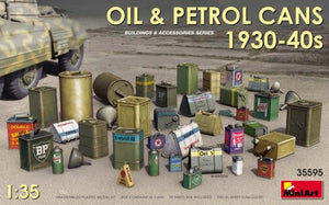MINIART (1/35) Huile &  Bidons d'essence des années 1930-1940