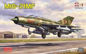 Foto de la portada de la maqueta del caza sóvietico Mig-21 MF en escala 1:48 de Rye Field Model referencias 6001