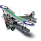Foto con decoración 2 del caza biplano británico Bristol Bulldog Mk.IIA en escala 1:48 de Airfix eferencia A05145