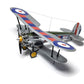 Foto con decoración 3 del caza biplano británico Bristol Bulldog Mk.IIA en escala 1:48 de Airfix eferencia A05145