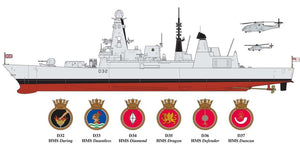 AIRFIX (1/350) Destroyer Type 45