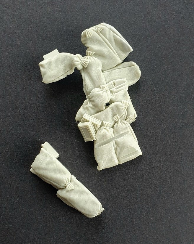 PANZER ART (1/35) Willys Jeep floor & windscreen sandbags set