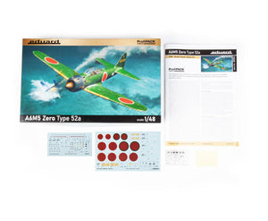 Componentes de la maqueta del caza A6M5 Tipo 53a en escala 1:48 de Eduard referencia 482216