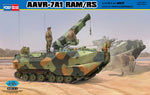 Caja de la maqueta del vehículo anfibio de recuperación AAVR 7A1 en escala 1:35 de Hobbyboss referencia 82417