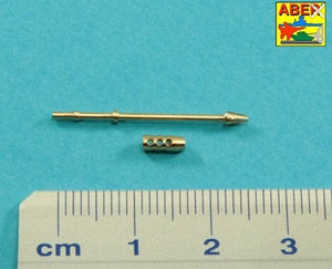 ABER (1/35) Barrel to U.S. M85 cal .50 heavy machine gun used on M60, M728, LVTP7