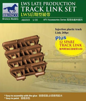 BRONCO (1/35) LWS Late Production Track Link Set (for HobbyBoss)