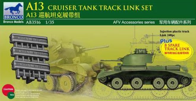 BRONCO (1/35) A13 Cruiser Tank Track Link Set