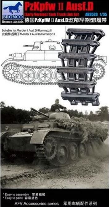 BRONCO (1/35) Panzer II Ausf.D (Early) Track Link Set
