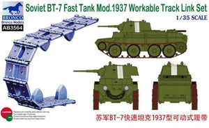 BRONCO (1/35) Soviet BT-7 Fast Tank Mod.1937 Workable Track Link Set