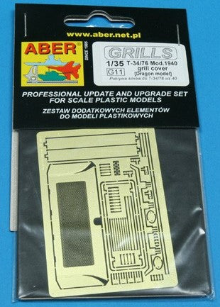 ABER (1/35) Grille cover for russian tank T-34/76 model 1940