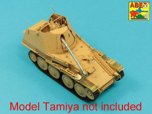 ABER (1/35) German 7,5cm gun barrel with muzzle brake for Pak 40/3 - Marder III, Ausf.M
