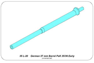 ABER (1/35) German 37mm Barrel Pak 35/36 Early