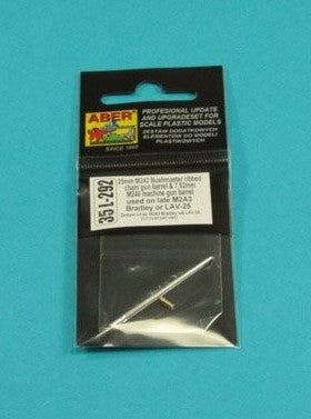 ABER (1/35) 25mm M242 Bushmaster ribbed chain gun barrel & 7,62mm M240 MG barrel