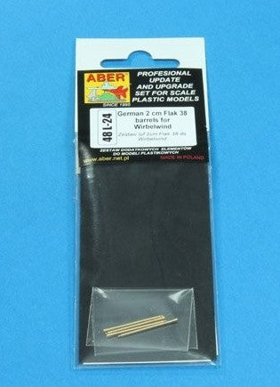 ABER (1/48) German 2cm Flak 38 barrels for Wirbelwind