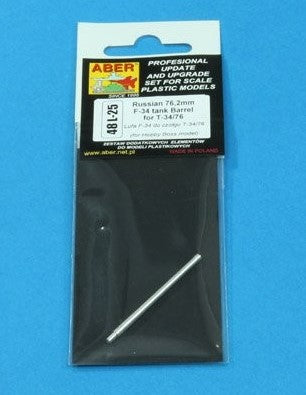 ABER (1/48) Russian 76,2mm F-34 tank Barrel for T-34/76 (for Hobbyboss)