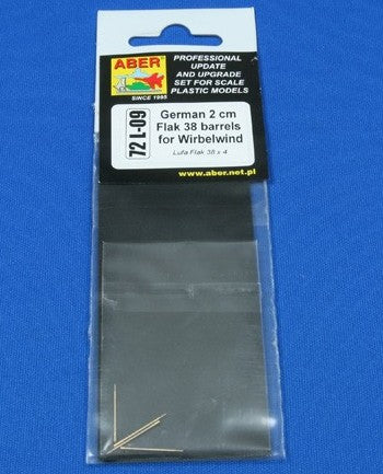 ABER (1/72) German 2cm Flak 38 barrels for Wirbelwind