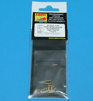 ABER (1/35) Early model Shackle for Pz.Kpfw.VI Tiger Ausf.B (4 pcs)