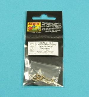 ABER (1/35) Late model Shackle for Pz.Kpfw.VI Tiger Ausf.B (4 pcs)