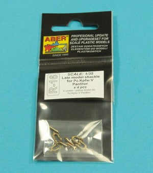 ABER (1/35) Late model Shackle for Pz.Kpfw.V Panther (4 pcs)