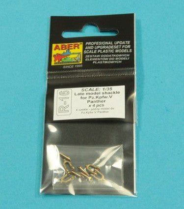 ABER (1/35) Late model Shackle for Pz.Kpfw.V Panther (4 pcs)