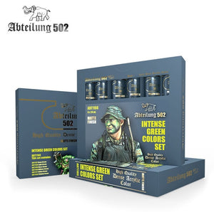 ABTEILUNG 502 Intense Green Colors Set