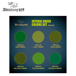 ABTEILUNG 502 Intense Green Colors Set