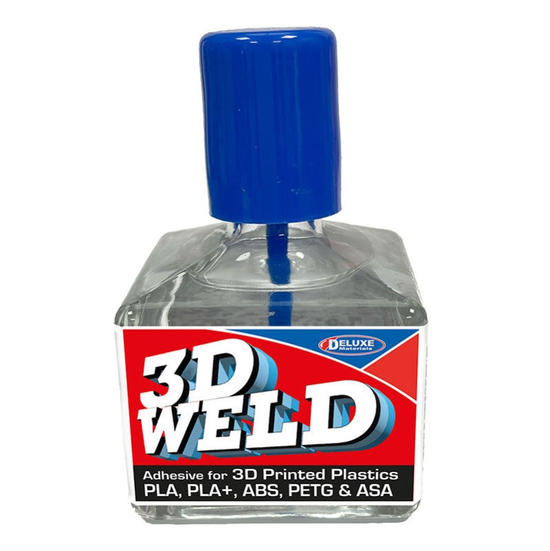 Pegamento de 40ml con brocha especial para pegar piezas realizadas en impresión 3D