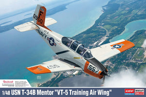 ACADEMY (1/48) USN T-34B Mentor "VT-5 Training Air Wing"
