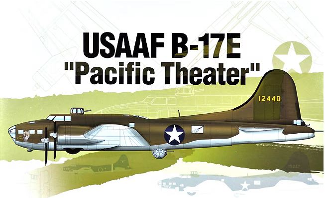 ACADEMY (1/72) USAAF B-17E "Pacific Theater"