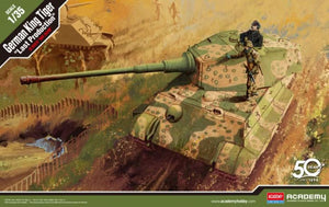 ACADEMY (1/35) TIGER-I WWII TANK "EARLY-EXTERIOR MODEL"