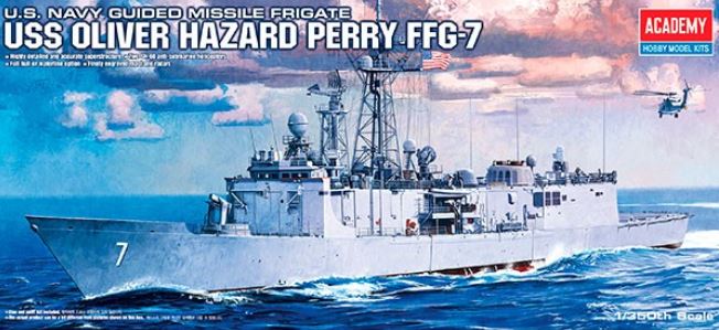 ACADEMY (1/350) USS Olivier Hazard Perry FFG-7