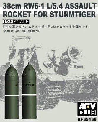 AFV CLUB (1/35) 38cm RW6-1 L/5.4 Assault Rocket for Sturmtiger