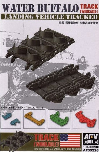 AFV CLUB (1/35) Landing Vehicle Tracked Water Buffalo Track (Workable)