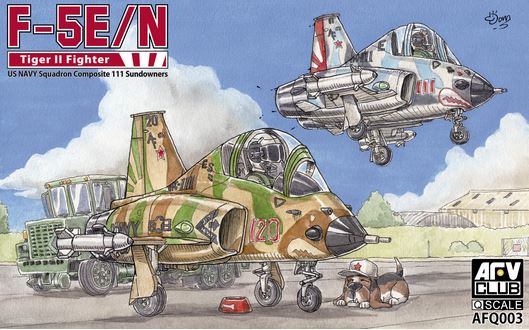 AFV CLUB Q-Scale F-5E Fighter Squadron 111 (Sundowners)
