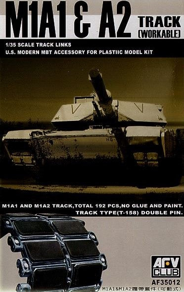 AFV CLUB (1/35) M1A1/M1A2 T158 'Big Foot' track links (Workable)