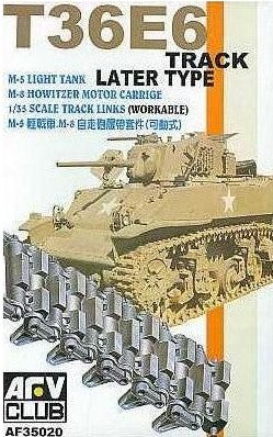 AFV CLUB (1/35) T36E6 M5 Stuart M8 HMC Track Later Type