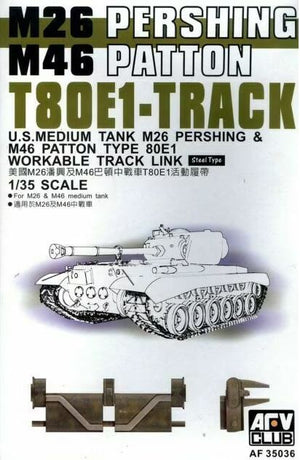 AFV CLUB (1/35) T80E1 Workable Track for M26 Pershing/M46 Patton Medium Tank