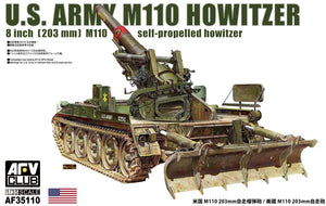 AFV CLUB (1/35) U.S. Army M110 howitzer 8 inch (203mm) - M110 self propelled howitzer