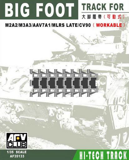 AFV CLUB (1/35) Big Foot Tracks for M2A2/M3A3/AAV7A1/MLRS Late/CV90